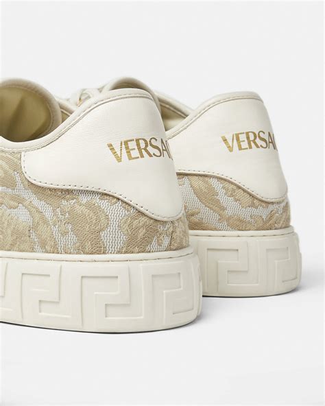 versace high top sneaker herren|versace greca barocco print sneakers.